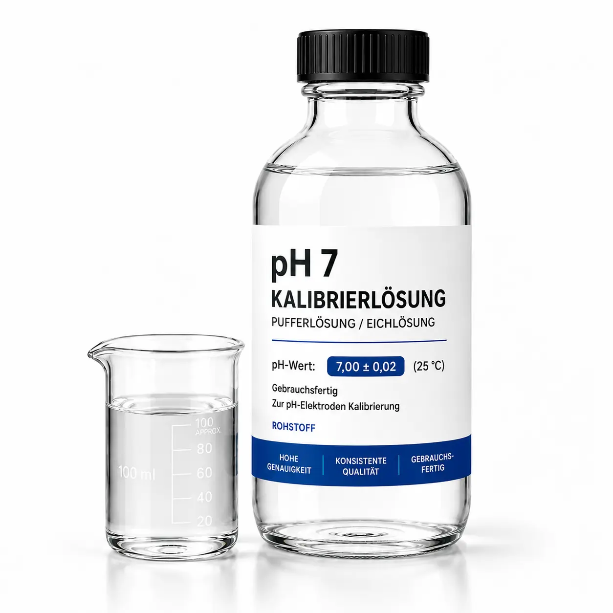 pH 7 Kalibrierlösung - Pufferlösung / Eichlösung │100 ml